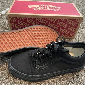 Kids Black Vans